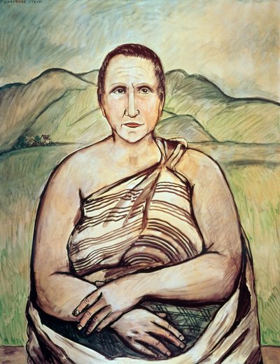 Gertruda Steinová (1874-1946) (olej na plátně) od Francis Picabia