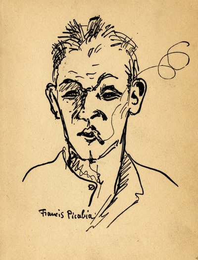 Portrét Blaise Cendrars (Frederic Louis Sauser od Francis Picabia