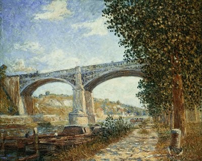 Železniční most v Moretu (Le Pont du Chemin de Fer a Moret) od Francis Picabia