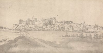 Pohled na hrad Windsor od Francis Place