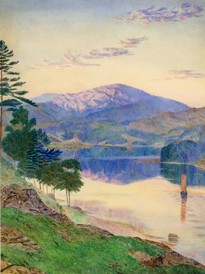 Jezerní scéna od Francis Powell