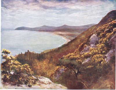 Dublin Bay z Victoria Hill, z Peeps at Many Lands: Ireland vydal Adams & Charles, 1909 od Francis S. Walker