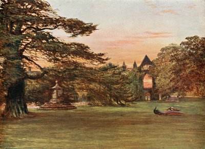 Garden of Newstead Abbey od Francis S. Walker