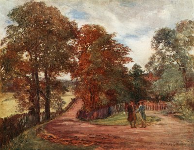 Millfield Lane, Highgate od Francis S. Walker
