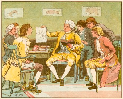 Opuštěná vesnice by Oliver Goldsmith od Francis S. Walker