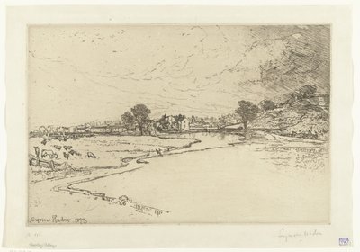 Sawley Abbey Sawley Abbey od Francis Seymour Haden (Sir) (signed by artist)
