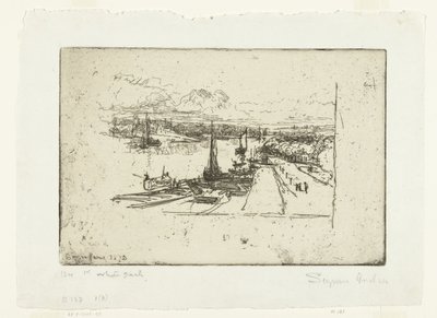 Amstel z Amstelhotelu Amstel II od Francis Seymour Haden (Sir) (signed by artist)