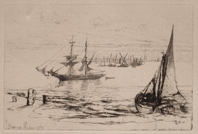 Brig v Anchor od Francis Seymour Haden