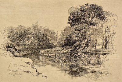 Řeka v Irsku od Francis Seymour Haden