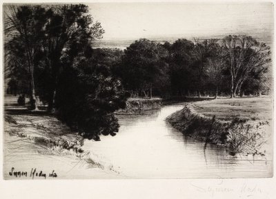 Západ slunce v Irsku, 1863 od Francis Seymour Haden