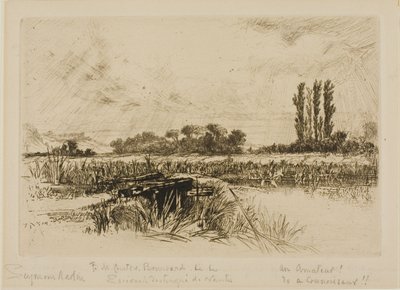 Vodní louka od Francis Seymour Haden