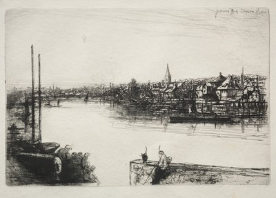 Battersea Reach. od Francis Seymour Haden