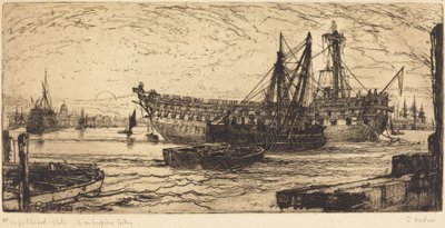 Rozbití Agamemnona od Francis Seymour Haden