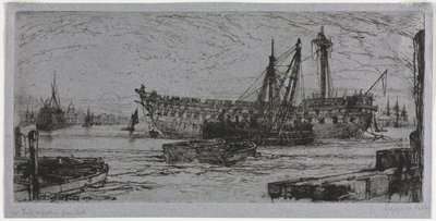 Rozbití Agamemnona od Francis Seymour Haden