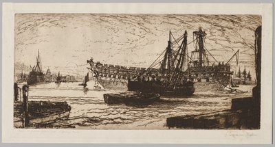Rozbití "Agamemnona", č. 1 od Francis Seymour Haden