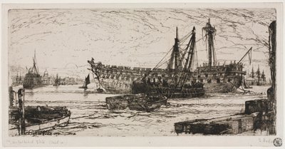 Rozbití Agamemnona od Francis Seymour Haden