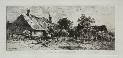 Burgundské chaty od Francis Seymour Haden