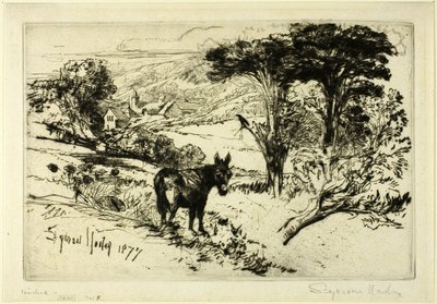 Challow Farm od Francis Seymour Haden
