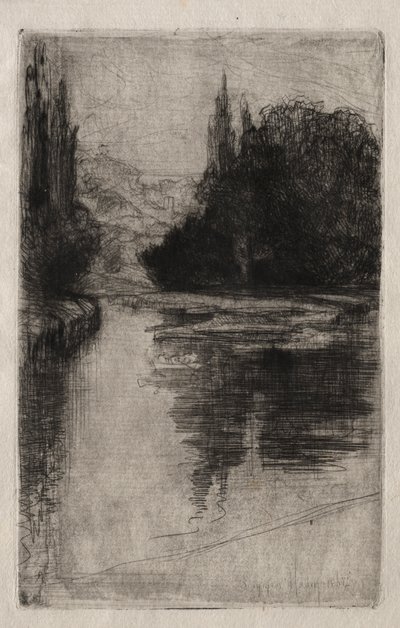 Večer, 1864. od Francis Seymour Haden