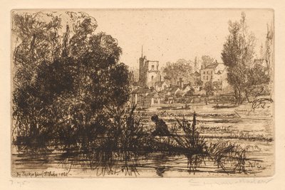 Hamertons Portfolio III: Twickenham Church, 1865-72 publikováno 1872. od Francis Seymour Haden