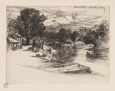 Dům Smythů od Francis Seymour Haden