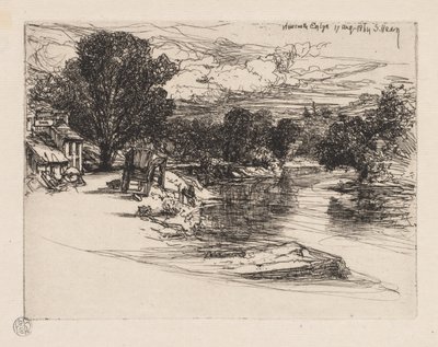 Dům Smythů. od Francis Seymour Haden
