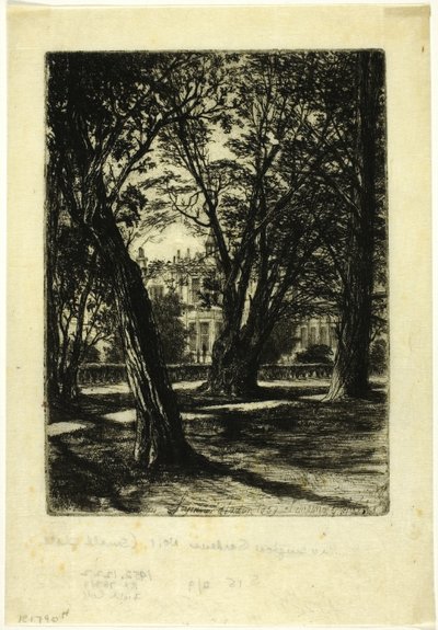 Kensington Gardens, č. I (malý talíř) od Francis Seymour Haden