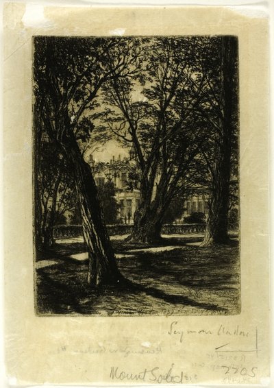 Kensington Gardens, č. I (malý talíř) od Francis Seymour Haden