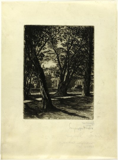 Kensington Gardens, č. I (malý talíř) od Francis Seymour Haden