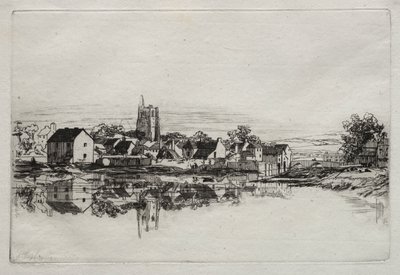 Kidwelly Town, 1859. od Francis Seymour Haden