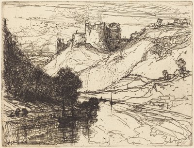 Hrad Kilgaren od Francis Seymour Haden