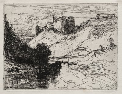 Hrad Kilgaren, 1864. od Francis Seymour Haden