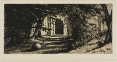 Mytton Hall od Francis Seymour Haden