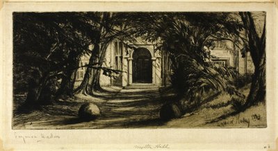 Mytton Hall od Francis Seymour Haden