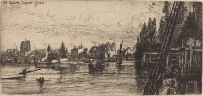 Old Chelsea (Old Chelsea Church) od Francis Seymour Haden