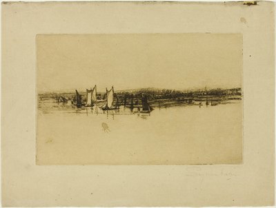 Naproti The Inn, Purfleet od Francis Seymour Haden