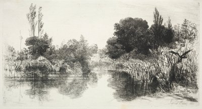 Podíl Mill Pond od Francis Seymour Haden