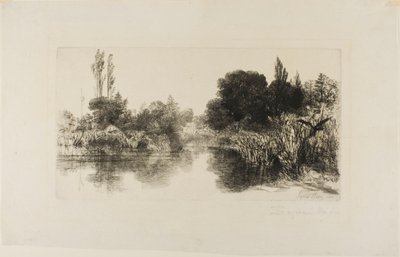 Shere Mill Pond, č. II (velká deska) od Francis Seymour Haden