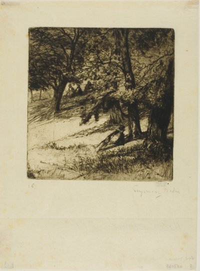 Pod střechou... od Francis Seymour Haden