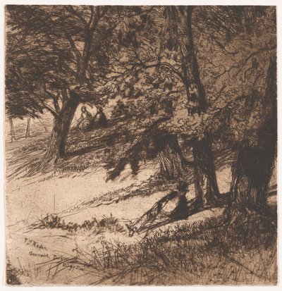 Pod krytem..., 1859., 1859. od Francis Seymour Haden