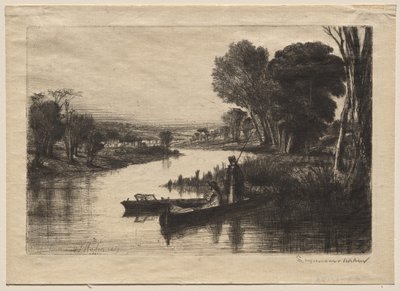 Thames Fishermen (první deska) od Francis Seymour Haden
