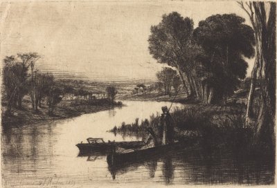 Rybáři z Temže od Francis Seymour Haden