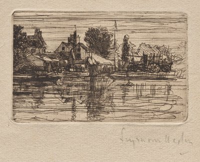 Thames Side od Francis Seymour Haden