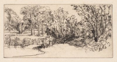 The Little Longparish, 1896. od Francis Seymour Haden