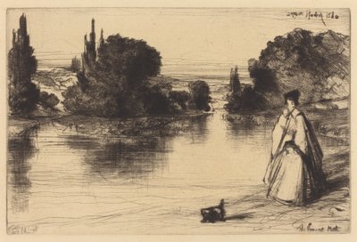 Tažná cesta od Francis Seymour Haden