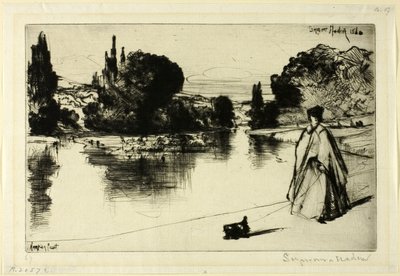 Tažná cesta od Francis Seymour Haden