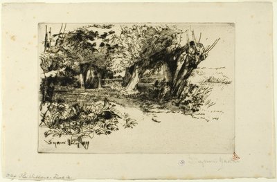 Vrby od Francis Seymour Haden