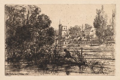 Kostel Twickenham od Francis Seymour Haden