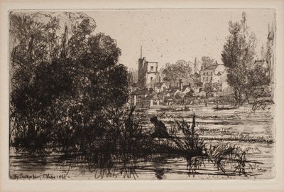 Kostel Twickenham od Francis Seymour Haden