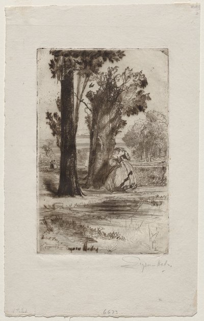 Fara v Sonningu od Francis Seymour Haden